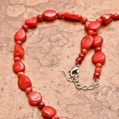 Cr 0442a collier 28gr sautoir parure corail rouge achat vente bijoux ethniques