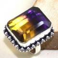 000 ame bague t59 ametrine amethyste citrine achat vente bijou monture argent 925