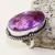 000 bague chevaliere t59 16x30mm amethyste pourpre violet 1900 achat vente argent 926