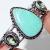 000 bracelet torque 22x32mm amazonite 27gr achat vente bijou argent 925