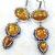 000amb boucles pendants oreilles ambre amber baltique achat vente bijoux argent 925