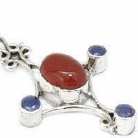 Croix, Anhk, Bouddha Cornaline