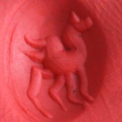 Af 0046 bague sceau intaille turquoise pegase afghane 5