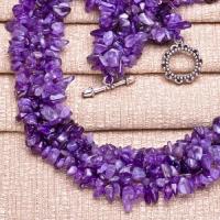 Am 0013c collier amethyste 145gr lithotherapie perles 6 10mm 48cm bijoux 1900