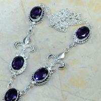 Am 1008b collier parure sautoir amethyste medieval verte bijou achat vente argent 925