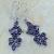 Am 1019a boucles pendants oreilles amethyste pourpre bijou achat vente argent 925