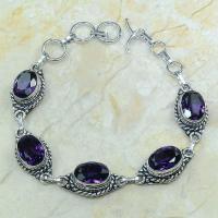 Am 1025a bracelet amethyste pourpre bijou achat vente argent 925