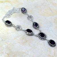 Am 1050a collier parure sautoir 1900 amethyste pourpre bijou achat vente argent 925