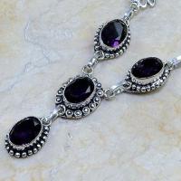 Am 1050d collier parure sautoir 1900 amethyste pourpre bijou achat vente argent 925