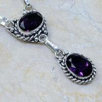 Am 1051b collier parure sautoir 1900 amethyste pourpre bijou achat vente argent 925