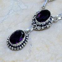 Am 1052b collier parure sautoir 1900 amethyste pourpre bijou achat vente argent 925