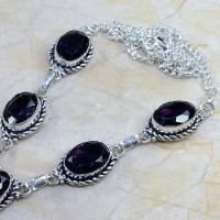 Am 1071b collier parure sautoir 1900 amethyste pourpre bijou achat vente argent 925