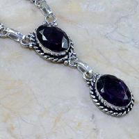 Am 1072c collier parure sautoir 1900 amethyste pourpre bijou achat vente argent 925