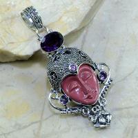 Am 1076a pendant pendentif bouddha amethyste jade achat vente argent 925