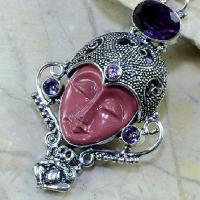 Am 1076c pendant pendentif bouddha amethyste jade achat vente argent 925