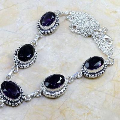 Am 1080c collier parure sautoir 1900 amethyste pourpre bijou achat vente argent 925