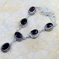 Am 1080d collier parure sautoir 1900 amethyste pourpre bijou achat vente argent 925