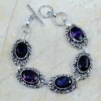 Am 1082a bracelet amethyste violette pourpre bijou achat vente argent 925