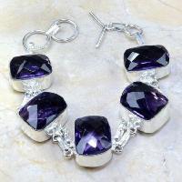 Am 1100a bracelet 1900 belle epoque amethyste violette pourpre bijou achat vente argent 925