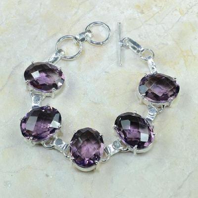 Am 1106a bracelet 1900 belle epoque amethyste violette pourpre bijou achat vente argent 925