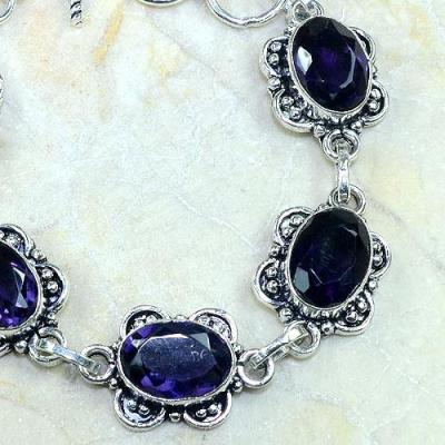 Am 1113b bracelet 1900 belle epoque amethyste violette pourpre bijou achat vente argent 925