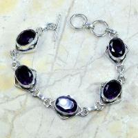 Am 1119a bracelet 1900 belle epoque amethyste violette pourpre bijou achat vente argent 925