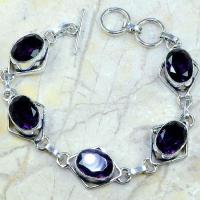 Am 1119d bracelet 1900 belle epoque amethyste violette pourpre bijou achat vente argent 925