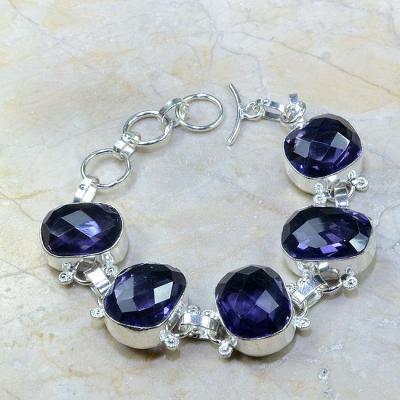 Am 1128a bracelet 1900 belle epoque amethyste violette pourpre bijou achat vente argent 925