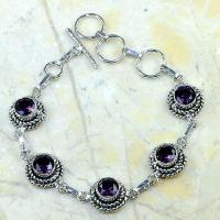 Am 1134d bracelet 1900 belle epoque amethyste violette pourpre bijou achat vente argent 925