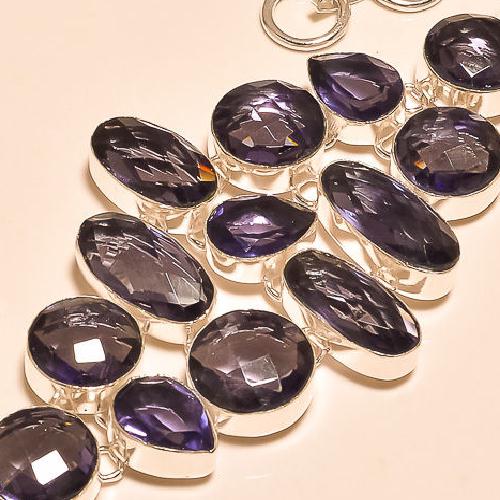 Am 1146b bracelet 1900 belle epoque amethyste violette pourpre bijou achat vente argent 925