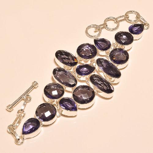 Am 1146d bracelet 1900 belle epoque amethyste violette pourpre bijou achat vente argent 925