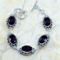 Am 1148a bracelet 1900 belle epoque amethyste violette pourpre bijou achat vente argent 925