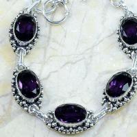 Am 1148b bracelet 1900 belle epoque amethyste violette pourpre bijou achat vente argent 925
