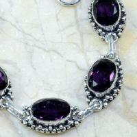 Am 1148c bracelet 1900 belle epoque amethyste violette pourpre bijou achat vente argent 925