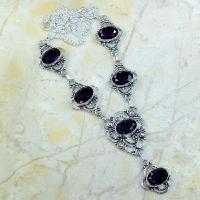 Am 1157a collier parure sautoir 1900 amethyste pourpre bijou achat vente argent 925