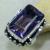 Am 1167a bague t56 episcopale amethyste pape medievale achat vente argent 925