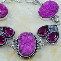 Am 1176a bracelet amethyste violette pourpre hippie bijou achat vente argent 925