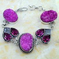 Am 1176c bracelet amethyste violette pourpre hippie bijou achat vente argent 925