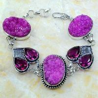 Am 1176d bracelet amethyste violette pourpre hippie bijou achat vente argent 925