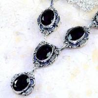 Am 1191b collier parure sautoir 1900 peridot amethyste pourpre bijou achat vente