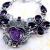 Am 1194b bracelet amethyste violette pourpre bouddha hippie bijou achat vente argent 925