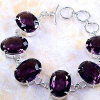 Am 1196c bracelet 1900 belle epoque amethyste violette pourpre bijou achat vente argent 925