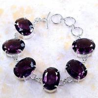 Am 1196d bracelet 1900 belle epoque amethyste violette pourpre bijou achat vente argent 925