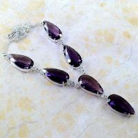 Am 1198a collier parure sautoir 1900 peridot amethyste pourpre bijou achat vente