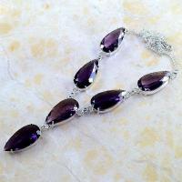 Am 1198d collier parure sautoir 1900 peridot amethyste pourpre bijou achat vente