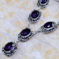 Am 1205b collier parure sautoir 1900 amethyste pourpre bijou achat vente 1