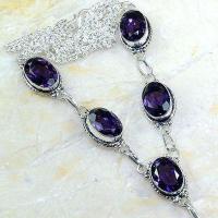 Am 1207c collier parure sautoir 1900 amethyste pourpre bijou achat vente