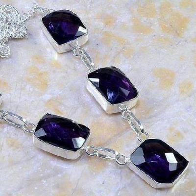 Am 1211b collier parure sautoir 1900 amethyste pourpre bijou achat vente