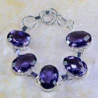 Am 1218a bracelet 1900 belle epoque amethyste violette pourpre bijou achat vente argent 925