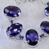 Am 1218b bracelet 1900 belle epoque amethyste violette pourpre bijou achat vente argent 925